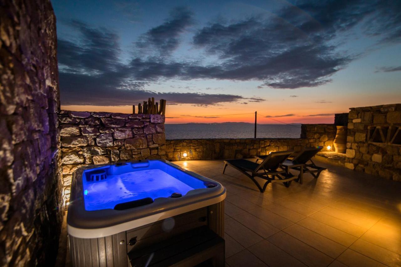 Apartament Gorgeous Studio In Cycladic Architecture Overlooking The Aegean Houlakia  Zewnętrze zdjęcie