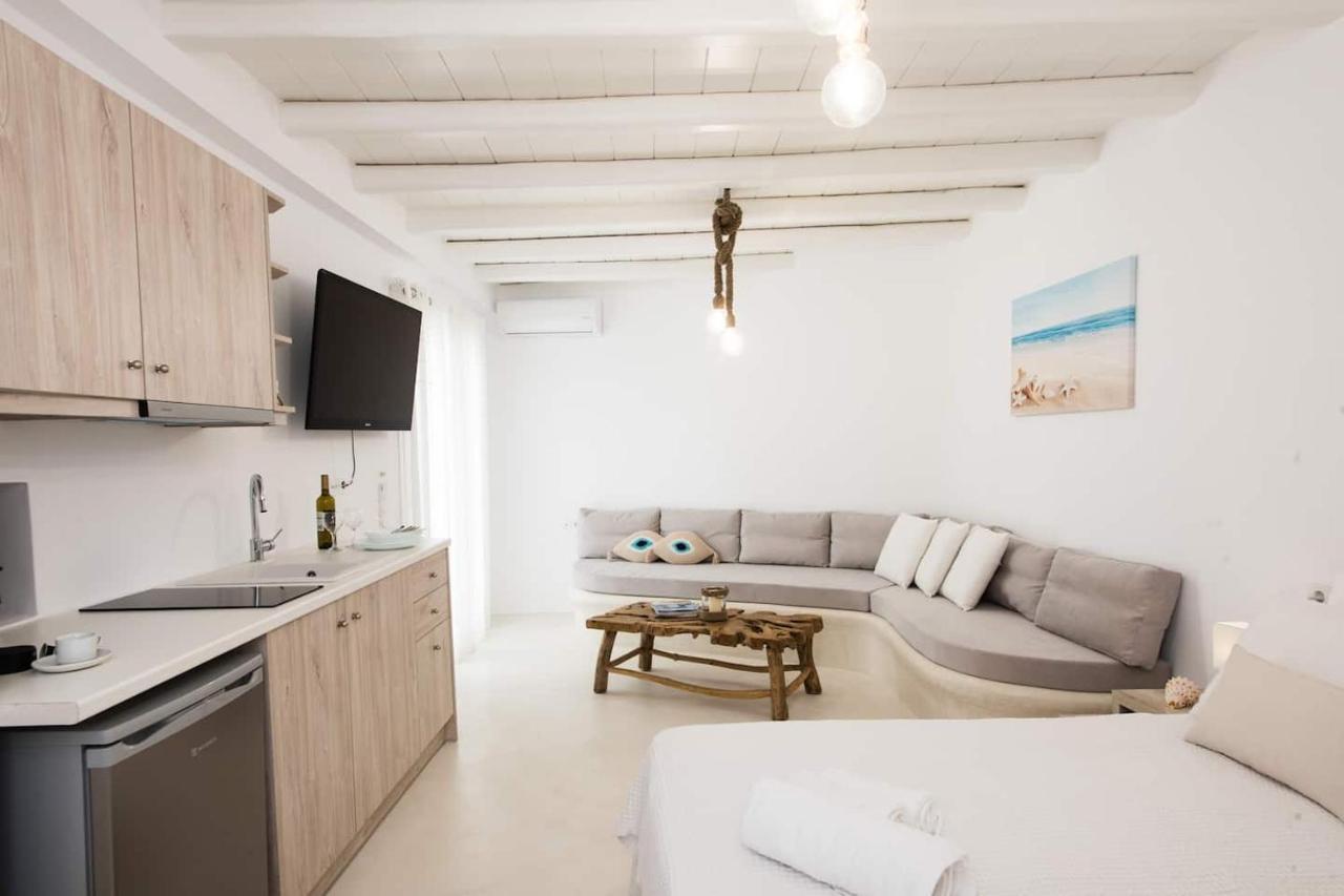 Apartament Gorgeous Studio In Cycladic Architecture Overlooking The Aegean Houlakia  Zewnętrze zdjęcie